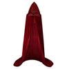 Hood Cosplay Cloak Medieval Long Cape Halloween Party Women Men Adult Long Mage