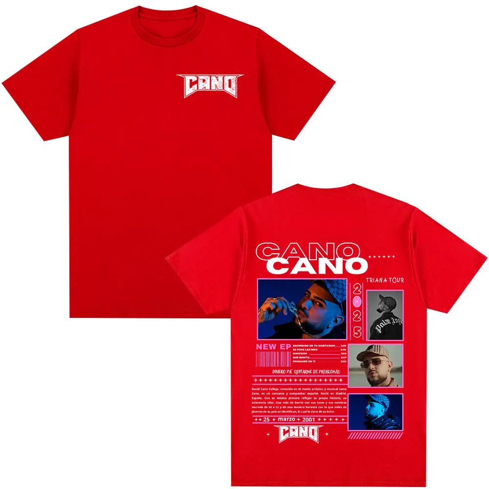 Rap Singer Cano Triana Tour Merch Tshirt for Men  Women Fashionable Hiphop Comfortable Casual Short Sleeved Cotton Tshirt