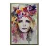 Twarz Kobiety Z Wiankiem Twarz Kobiety Z Wiankiem, 70X100 Cm, Bez Ramy, Płótno Premium Na Blejtramie