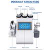Новый 9 в 1 ультразвуковой 40K кавитационный вакуумный аппарат для похудения, коррекции фигуры, удаления морщин, радиочастотное косметическое устройство для домашнего использования
