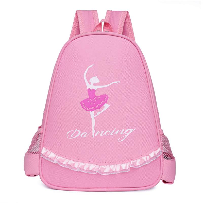 Ballet Sports Dance Bag Children Shoulder Storage Backpack Latin Ballet Bag Girl Princess Dancing Girl Pattern Letter Print Dance Bag