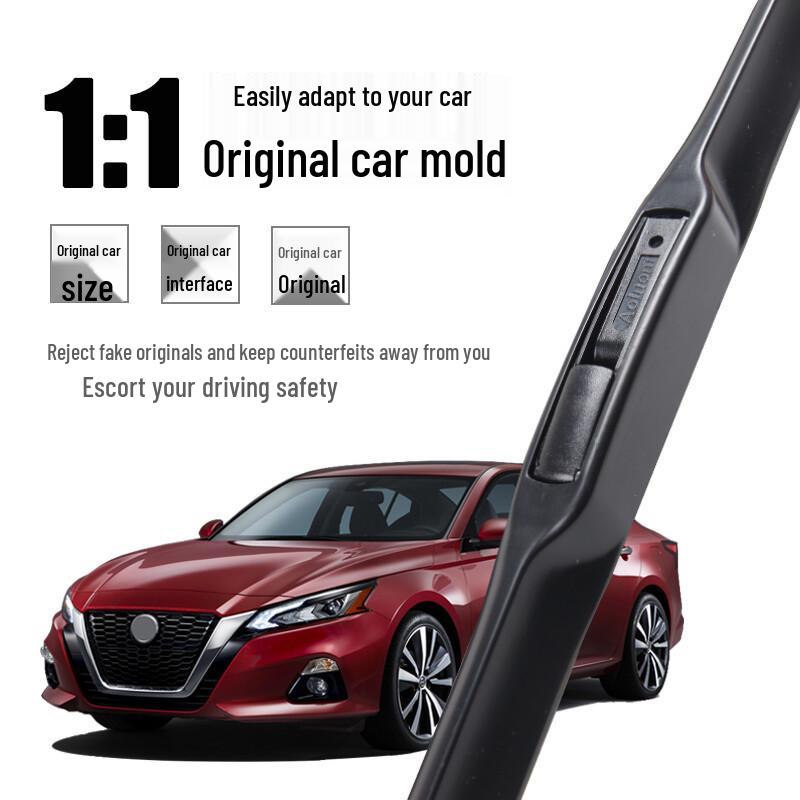 Совместимые бескаркасные дворники для лобовых стекол Nissan Teana 2008, 2013, 2015, 2016 и 2019 годов