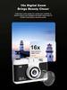 HD Digital Camera Dual Lens Retro Style Mini Camera Portable Compact Camera Photography Camera for Travel and Students