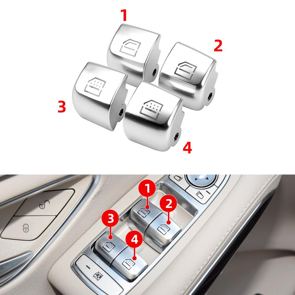 Для Mercedes W222, ремонтная кнопка переключателя окна, крышка дверного стекла автомобиля, крышка переключателя управления для Benz S Class S300 S320