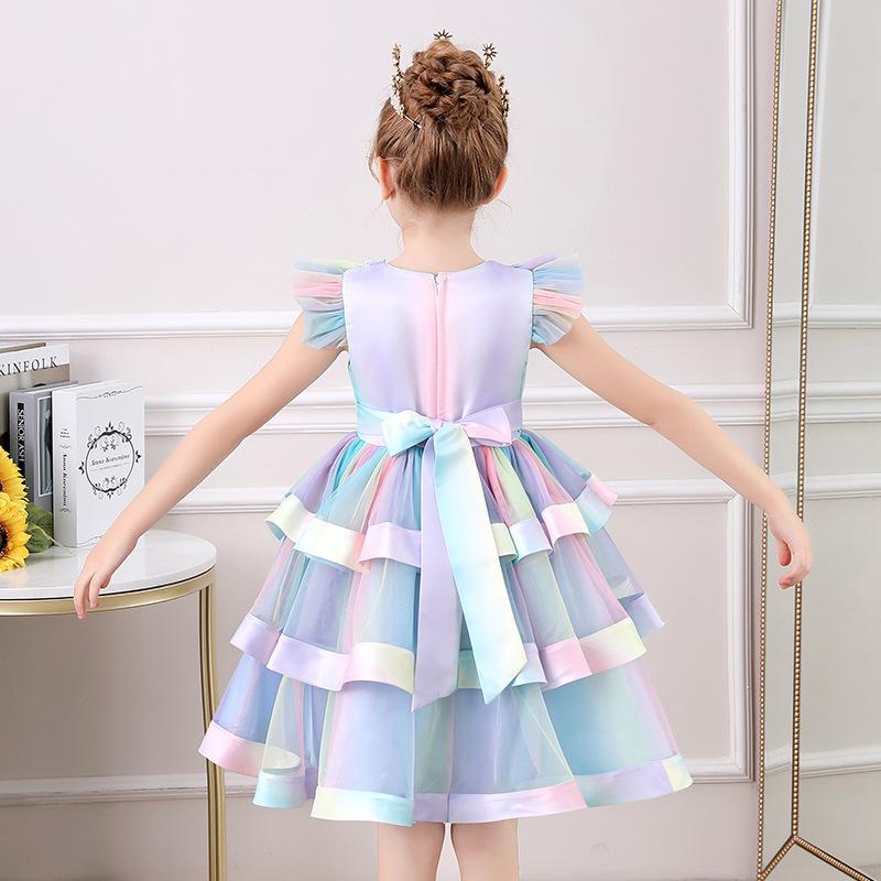 Платье на день рождения для маленьких девочек с блестками, одежда для крещения новорожденных, свадебная одежда для новорожденных, элегантное праздничное платье на крестины, одежда