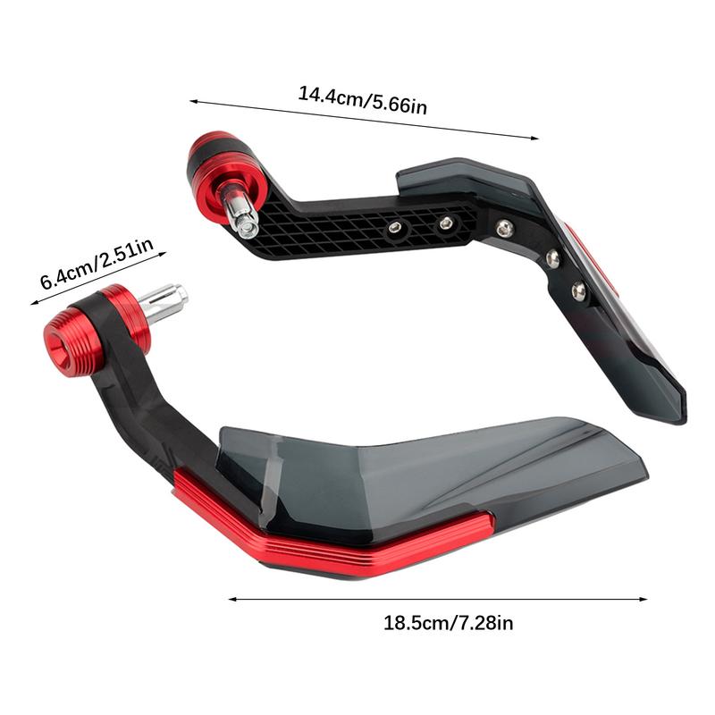 Motorcycle Hand Grip Covers Universal Motorcycle Handguards Aluminum Alloy Hand Guards Brush Bar Wind Protective for Motorbike