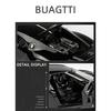 1/32 Bugatti La Voiture Noire Black Dragon Supercar игрушечные литые машины и игрушечные транспортные средства модель автомобиля игрушки для детей