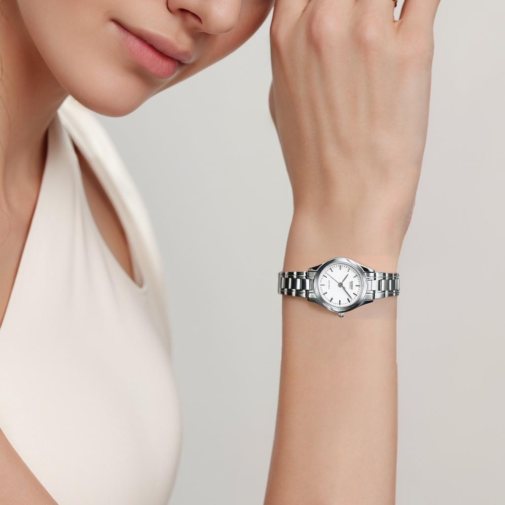 Casio Женские часы стандартной серии 24 мм Серебристые LTP-1275D-7A LTP-1275D-7A
