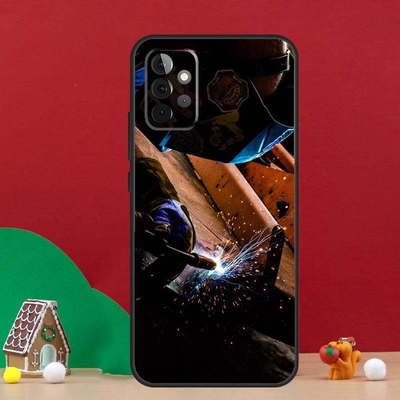 Welder Welding Hot Metal Worker Case For Samsung Galaxy A55 A52 A32 A12 A33 A06 A16 A26 A36 A56 A15 A53 A13 A34 A54 A14 A17