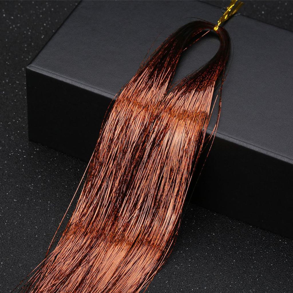 47 Inches Hair Extension-Tinsel 12 Colors 2400 Strands Hair Extensions For Women