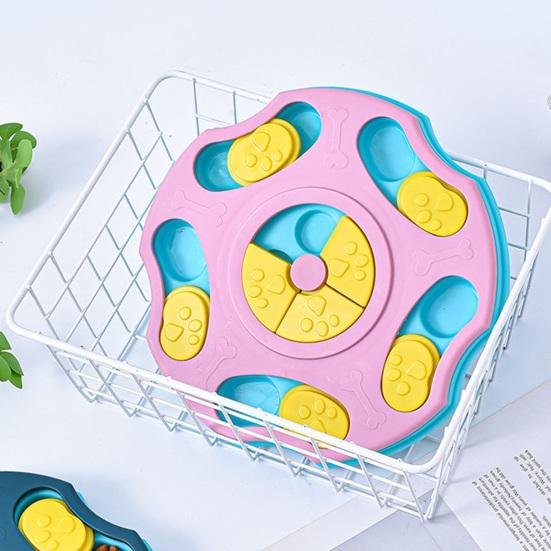 Собачья головоломка Slow Feeder интерактивная головоломка с едой игрушка-дозатор для угощений для домашних животных миска для медленного поедания