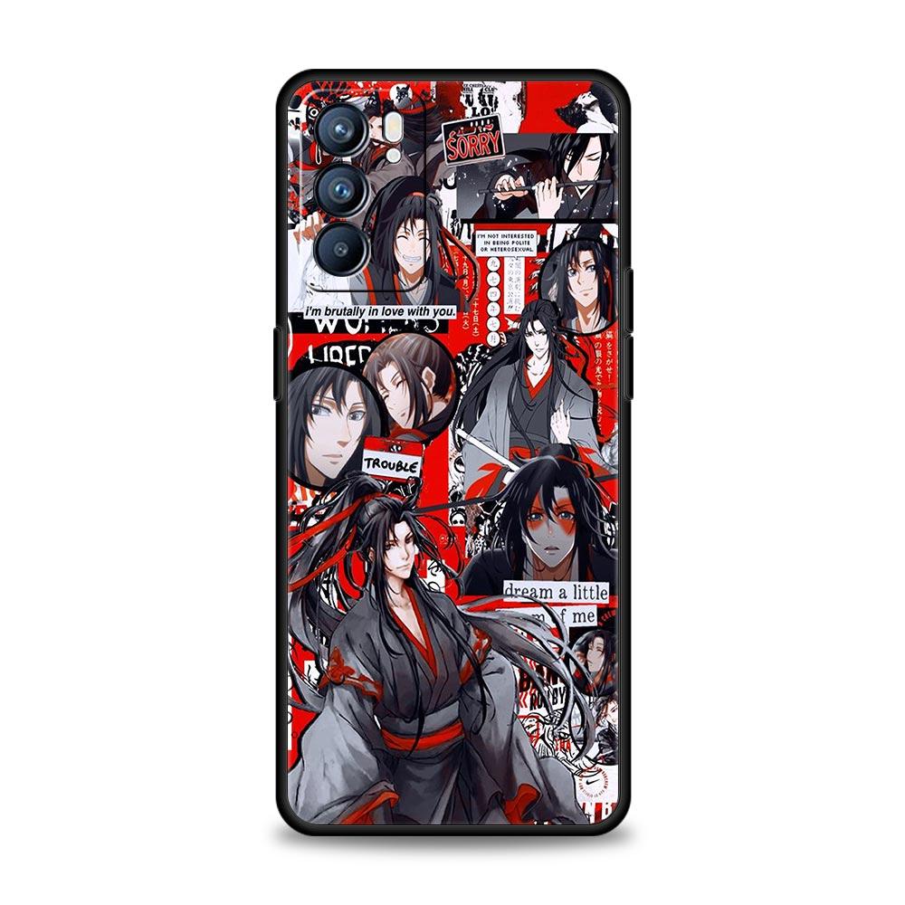 Чехол для телефона MDZS с аниме Mo Dao Zu Shi для Oppo Find X5 A54 A53 A52 A9 2020 A15 A95 A16 A76 A74 A12 Reno7 SE Reno6 Pro 5G