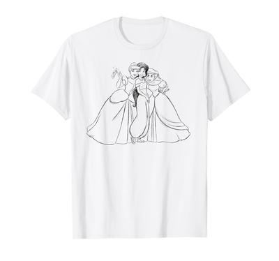 Футболка с раскраской Disney Princess Золушка Жасмин Ариэль