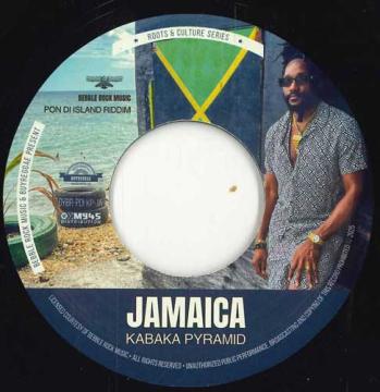 7-дюймовая пластинка KABAKA PYRAMID - Ямайка / Версия (Pon Di Island Ri GYBRPDIKPJA Bebble Rock Mus 2025 Европа Регги, Ска и Даб
