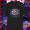 March Madness 2026 Баскетбол Турнир NCAA Блокнот Черная Хлопковая Футболка S-5XL
