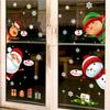 Santa Sticker Decoration Claus Wall Sticker Shop Window Children's Room Door Glass Scene Layout Sticker Wall Sticker