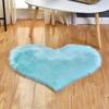 Пушистые плюшевые ковры, лохматый напольный коврик, подушка, ковер в форме сердца, домашний декор