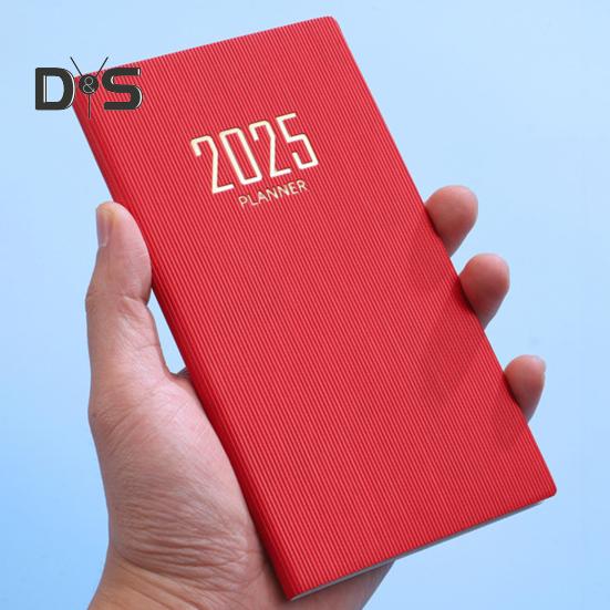 Плотная бумага Блокнот Гладкое письмо Без растекания чернил Обложка из искусственной кожи Формат А6 Бумажный ежедневник Рабочий график Журнал