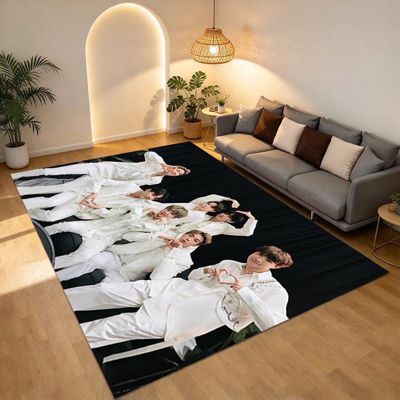 Boy Band Living Room Nonslip Area Rug Soft Carpet For Bedroom Game Playroom Sofa Office Home Decor Doormat Christmas Gift C926618