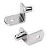 Bracket Studs Pegs Shelf Support Peg Cabinet Furniture Home Silver Stronge Support 16.5x16x12.8cm 20Pcs 6mm Hard