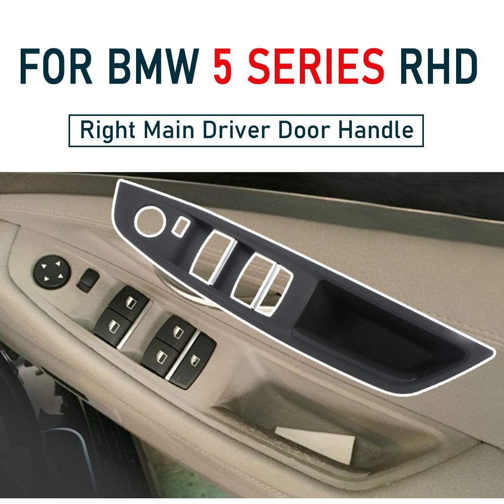 Upgraded Left Driver Side Inner Door Handle Panel Trim Beige Black For BMW 5 Series F10 F11 F18 520i 523i 525i 528i