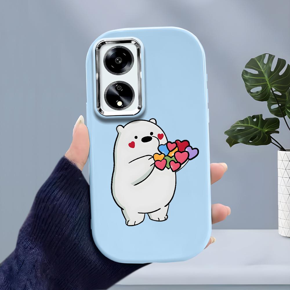 Сплошной цвет с серебряными краями линз, мягкий жидкий силиконовый противоударный чехол для телефона для iPhone Samsung Huawei Honor Xiaomi Redmi OPPO Realme Vivo Infinix Tecno