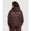 Bulking Season Brushed Hoodie Heritage Brown B1c9k Ncnz