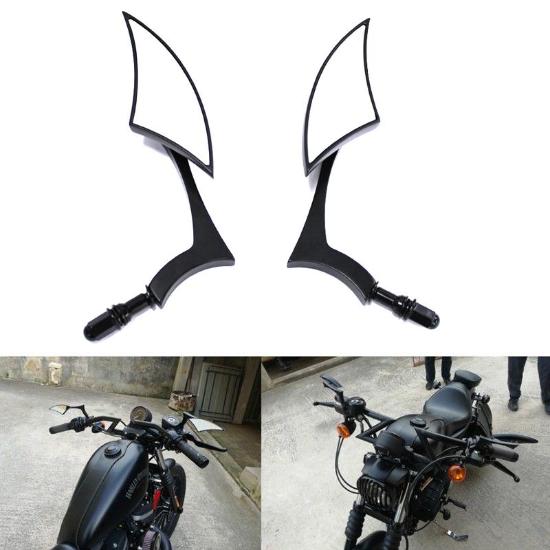 Лезвие хромированные зеркала для мотоцикла, алюминий для Honda VTX1300C Fury VT13CX VT1300CX, зеркало заднего вида 8 мм 10 мм, мопед