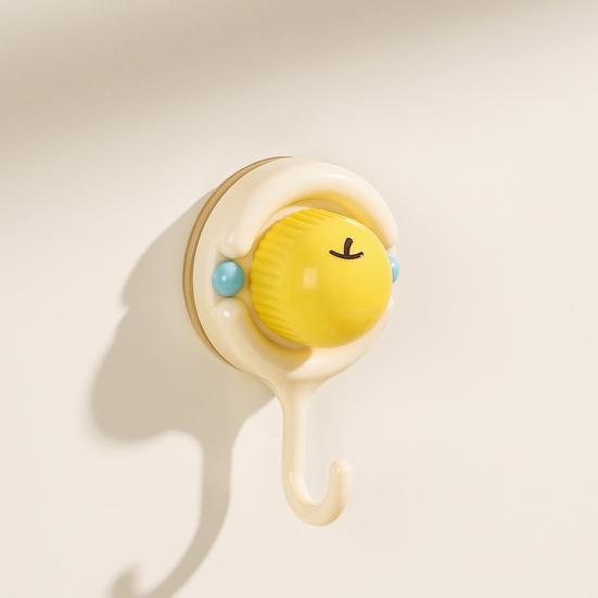 Крючок Присоска с Сильной Несущей Способностью Настенный Крючок Вращающаяся Адсорбция Без Сверления Бесследная Установка Кухонный Крючок для Хранения