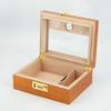 2024 Glass Display Cigar Humidor with Password Lock - Secure and Convenient Storage.