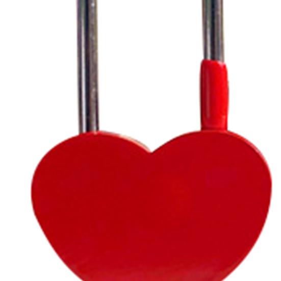 Модный замок в форме сердца, однотонный, износостойкий, компактный, навесной замок с пожеланиями, пара