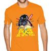 Футболки с надписью «May The Pugs Be With You» для парней, свободная футболка, мужская готическая футболка в стиле аниме, модная брендовая винтажная футболка