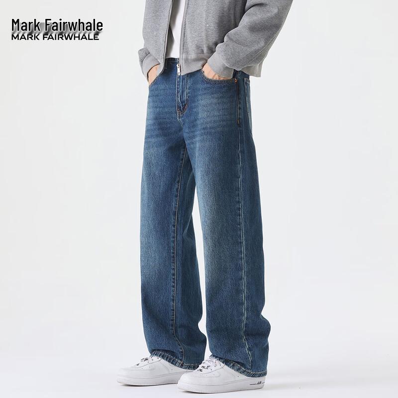 Мужские прямые джинсы Mark Fairwhale с эффектом «кошачьего уса»