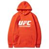 Худи UFC европейского размера для мужчин и женщин - Повседневное худи Осень/Зима с плюшевой подкладкой и принтом