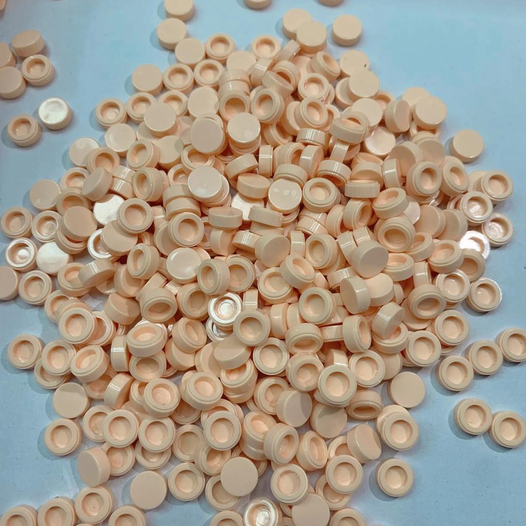 200pcs/lot Tile 1x1 Round Unique Brick Constructing Block Small Particle Bulk Bricks Components Diy Plaything