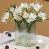 3/5 Pack Artificial Daffodil Swags Plastic Faux Narcissus Flower Bundle for Home Decor