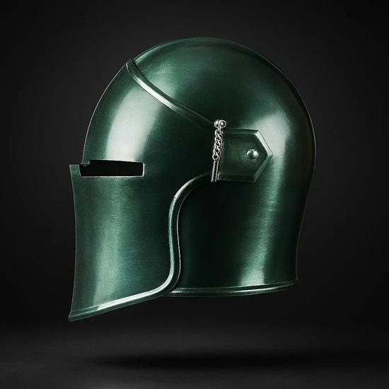 Handmade Medieval Barbuta Helmet Perfect for Renaissance Fair, Cosplay, LARP, Halloween Costume Authentic Steel Armor Replica