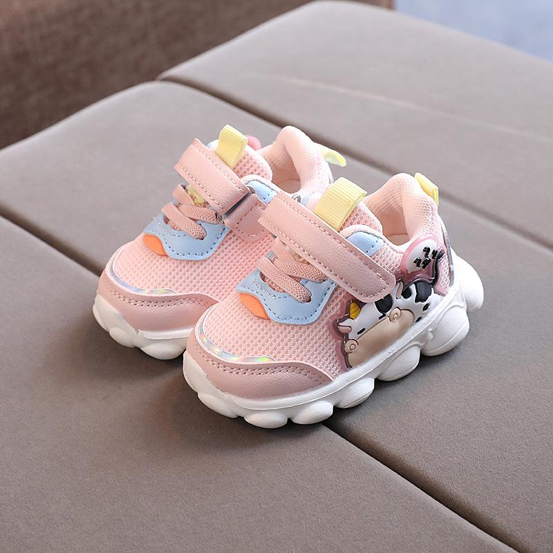 Детская повседневная обувь Zapatillas для мальчиков и девочек, кроссовки с рисунком на весну, мягкая подошва, дышащая детская обувь для ходьбы для малышей, теннис