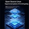 Ретро портативная игровая консоль DC40V с 4,0-дюймовым IPS-экраном, Linux, Wi-Fi, геймпад, поддержка RGB-световых эффектов, 30+ эмуляторов