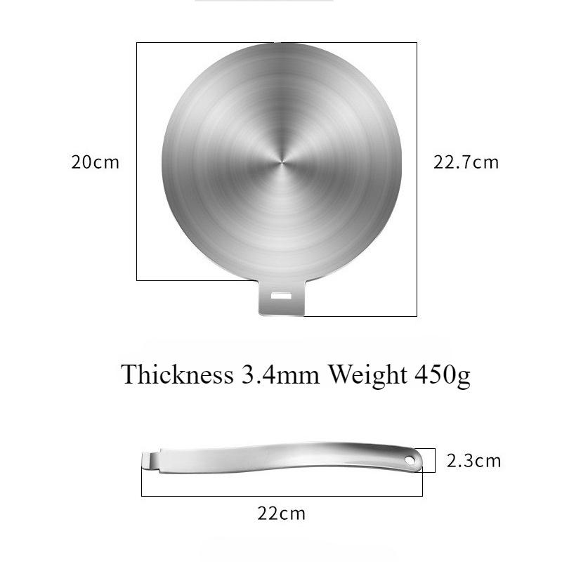 28 см нержавеющая сталь рассеиватель тепла кольцо пластина тепловой проводник гриль варочная поверхность газовая и электрическая плита для кухонной кастрюли