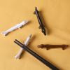 Ceramic Elegant Cute Puppy Shaped Dinnerware Stand Chopsticks Holder Tableware Rack Chopstick Rest