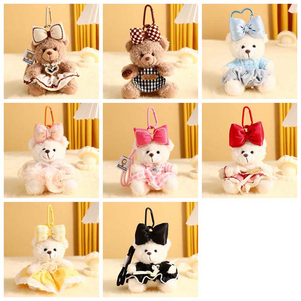 Платье принцессы Медведь Плюшевый медведь Брелок Сумка Подвеска Мягкие игрушки для девочек/женщин