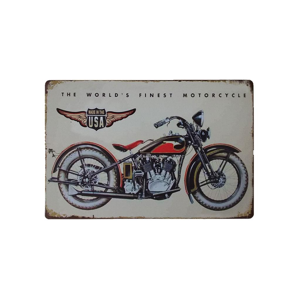 Vintage Retro Iron Wall Decors Car Motorcycle Poster Sign Plaque Home Livingroom Bedroom Decorations