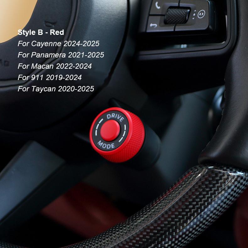 AABKV1 Automobile Steering Wheel SC Ejection Knob Button For Porsche Cayenne Panamera 2017-2025 Macan 911 2017-2024 718 16-23 Taycan
