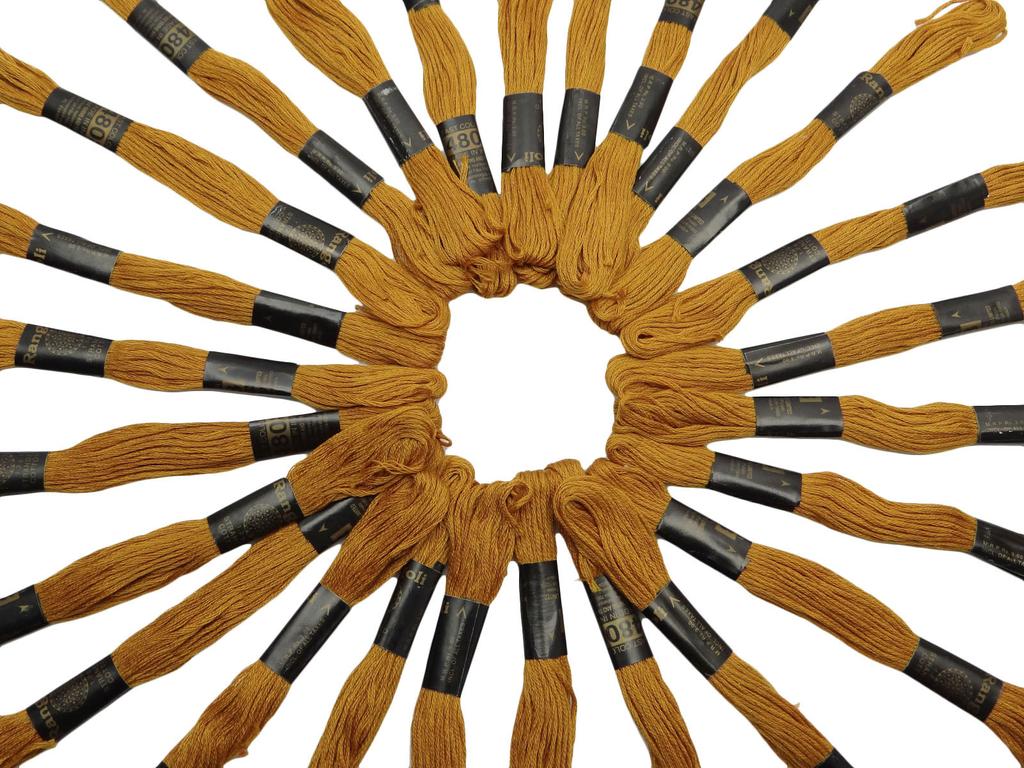 IBA Indianbeautifulart Набор из 25 предметов Якорь Вязание Тусклый Оливково-Зеленый Хлопчатобумажная пряжа Вышивка