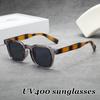 New Retro Thick-Frame Square Sunglasses For Men And Women Fashionable High-End Uv Protection Glasses Outdoor Uv400 Sunglasses