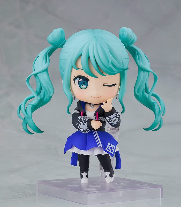 Красочная сцена проекта Nendoroid Sekai! подвиг. Хацунэ Мику Хацунэ Мику Street World Ver. Немасштабная подвижная фигура, раскрашенная из пластика.