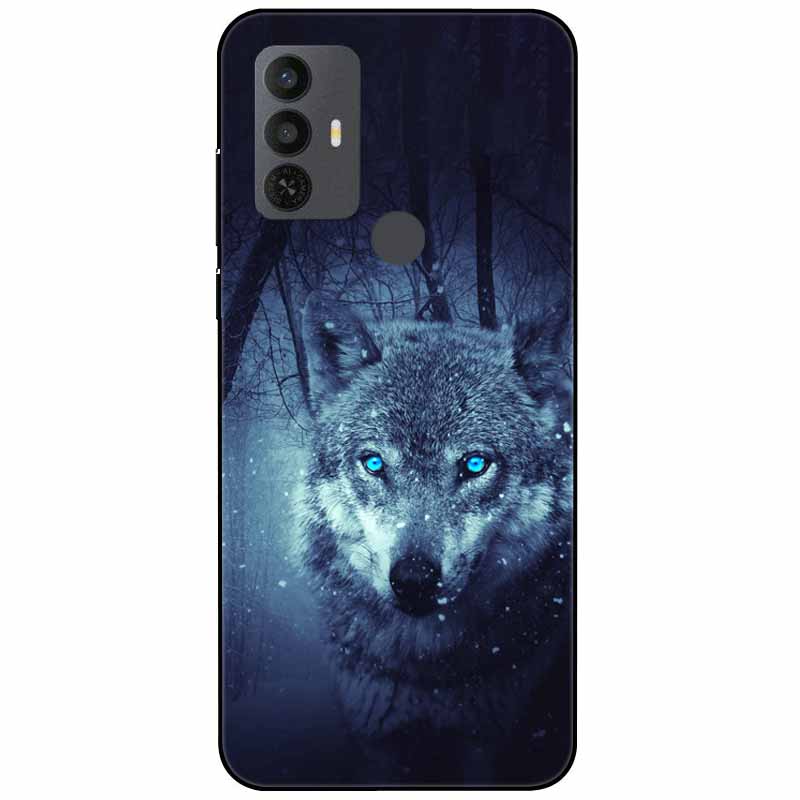 Phone Cover For Alcatel 1V 2021 Case Silicone Lovely Black Bumper Soft TPU Coque for Alcatel 1V (2021) 6002A 6002D 1 V Shells