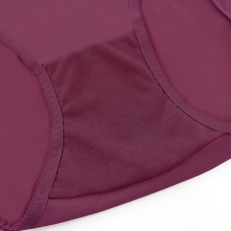 Women Plus Size Panty Comfort Thin Underwear Seamless Simple Plain Panties Briefs 0Xl 1Xl 2Xl 3Xl 4Xl 5Xl