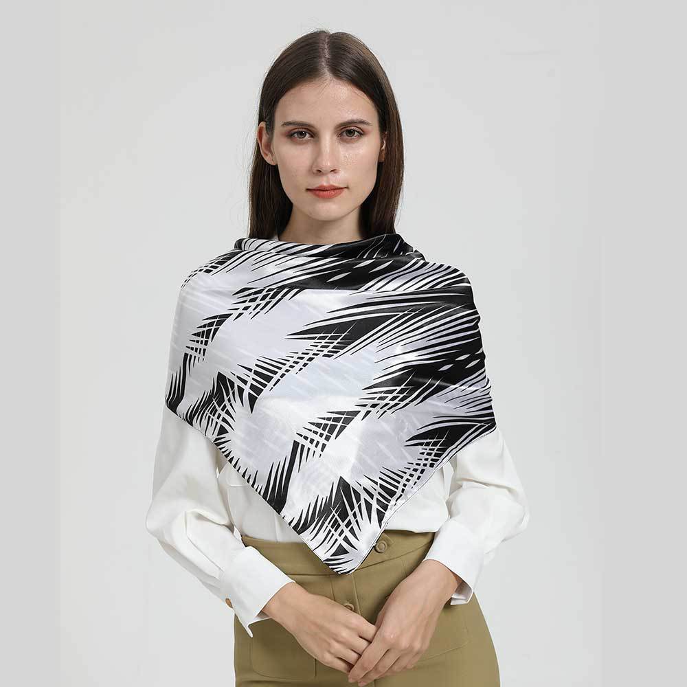 Silk Scarf, Versatile Shade For Spring And Summer, 90cm Square Scarf, Sun Protection Shawl, Versatile Women'S Silk Scarf, Decorative Gift Scarf